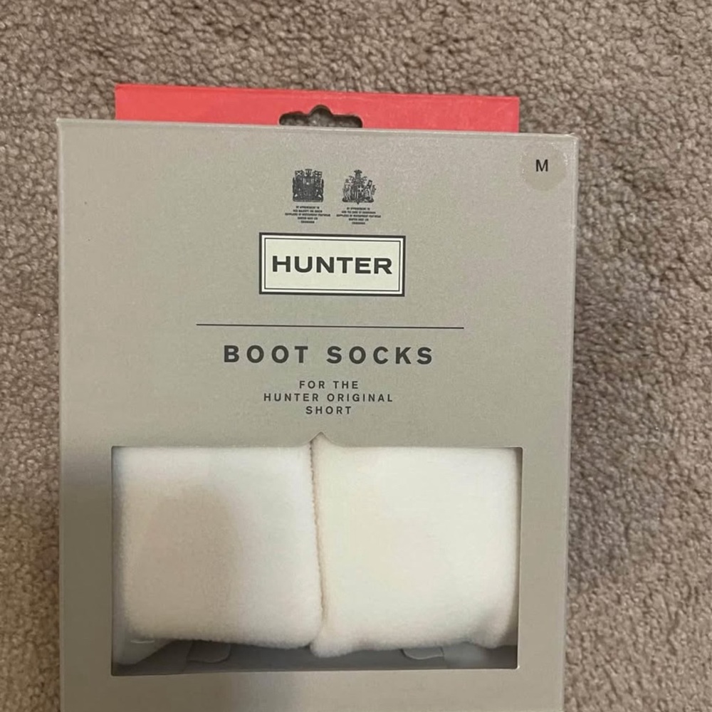 Hunter White Boot Socks